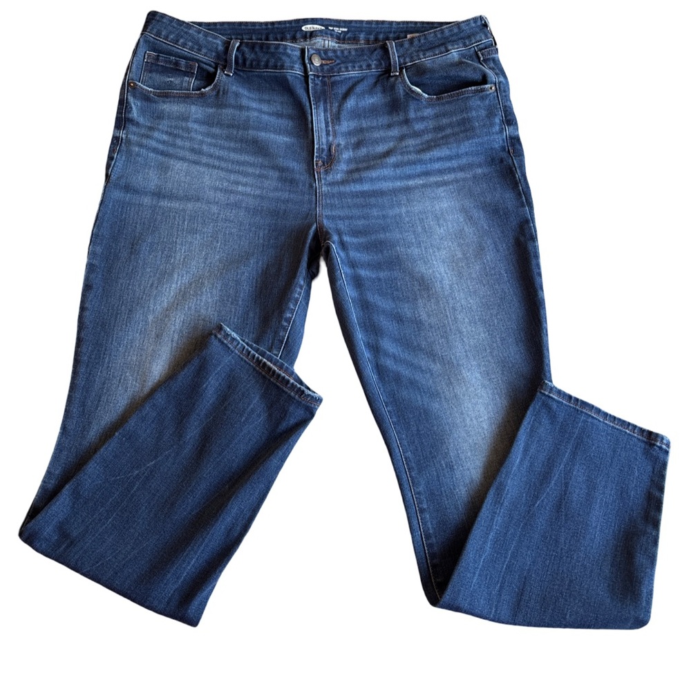 Old Navy Blue Pop Icon Skinny Mid-Rise Size 18